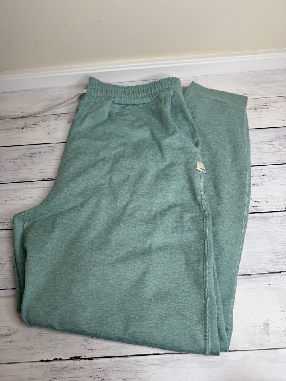 Vuori Seafoam Green Track Joggers, pockets